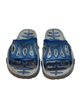Nike Men's Blue Camouflage Slide Sandals